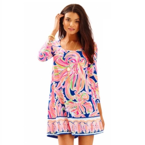 Lilly Pulitzer Dresses & Skirts - Lilly Pulitzer Emma Dress in Banana Flambe’ Size Small open back